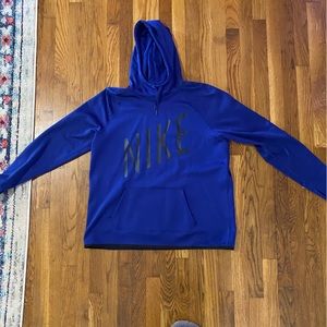 Retro Style Nike Women's Blue Hoodie